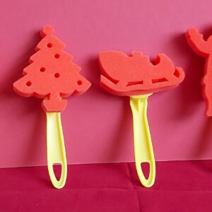 Christmas Sponge Stamper 4pk