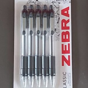 Ballpoint Pen Z-Grip - Black - 5pk
