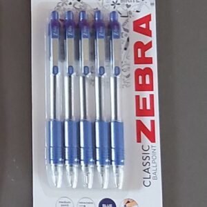 Ballpoint Pen Z-Grip - Blue - 5 pack