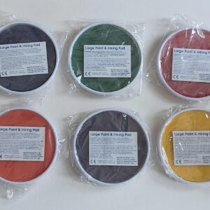 Giant Ink Pads - Assorted Colours - 6 pack