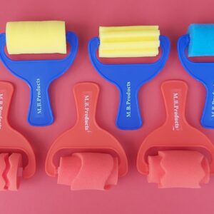 Foam Rollers Assorted Textures - 6 pack
