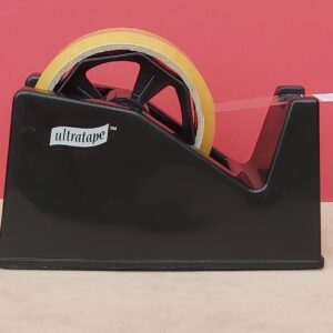 Tape Dispenser With Clear Tape - Black