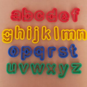 Dough Cutters Alphabet - Lower Case 26 pack