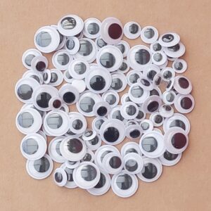 Wiggly Eyes Sticky Back 100pk