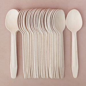 Wooden Spoons 160mm Long 30pk