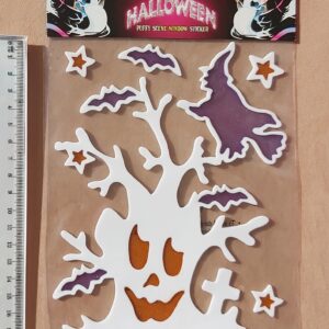 Halloween Tree/Witch Window Sticker