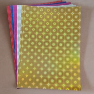 Holographic Card A4 Assd 8pk