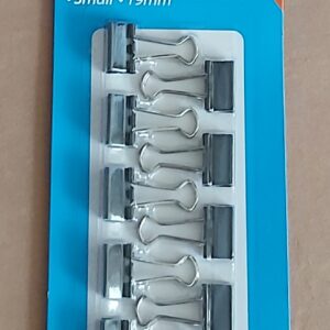 Fold Back Clips Small 19mm - 9 pack