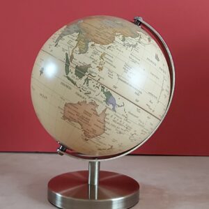 World Globe Vintage - Height Approx 18cm