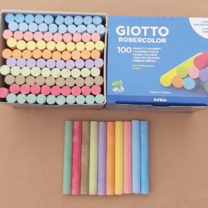 Giotto Robercolor Chalks - Assorted Colours - 100 pack