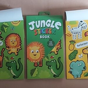 Jungle Sticker Book over 100 Assd Stickers