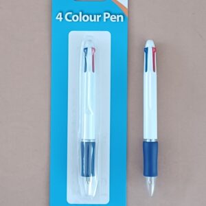 Pen Retractable - 4 Colours