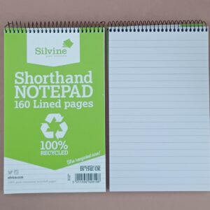 Shorthand Notepad - Wire Bound 125 x 203mm