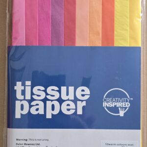 Tissue Paper Warm Colours Asst 20pk Size 508x762mm