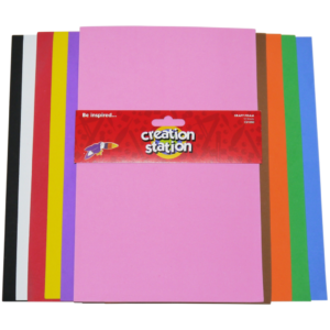 Craft Foam Sheets A4 Assd Colours 10pk
