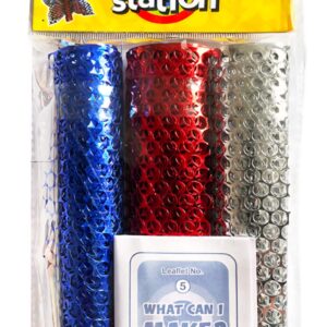 Sequin Mesh 2m 3pk Assd Colours