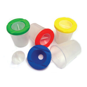 Paint Pot, Lid & Stopper 12pk