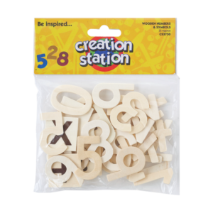 Wooden Numbers & Symbols