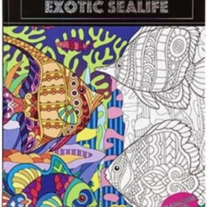 Colour Therapy Book - Exotic Sea Life 48 Pages